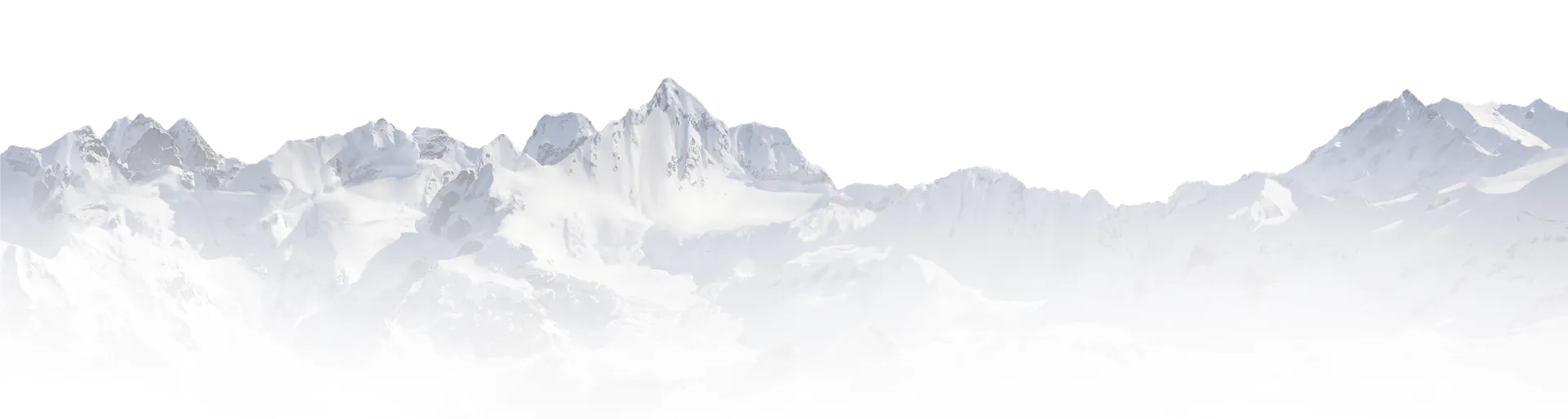 Cordón montañoso nevado de la Antártica