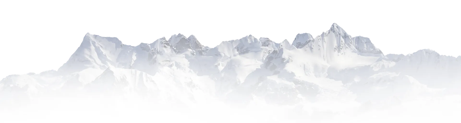 Cordón montañoso nevado de la Antártica