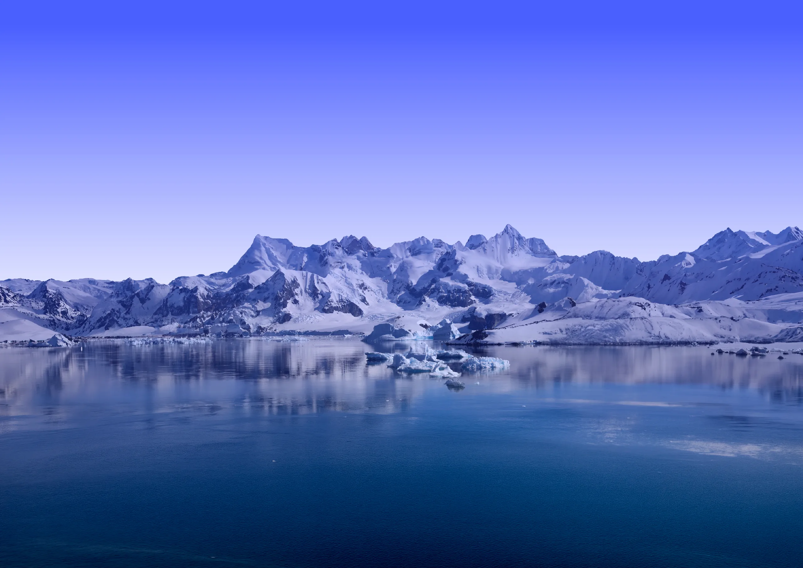 Montañas de la Antártica