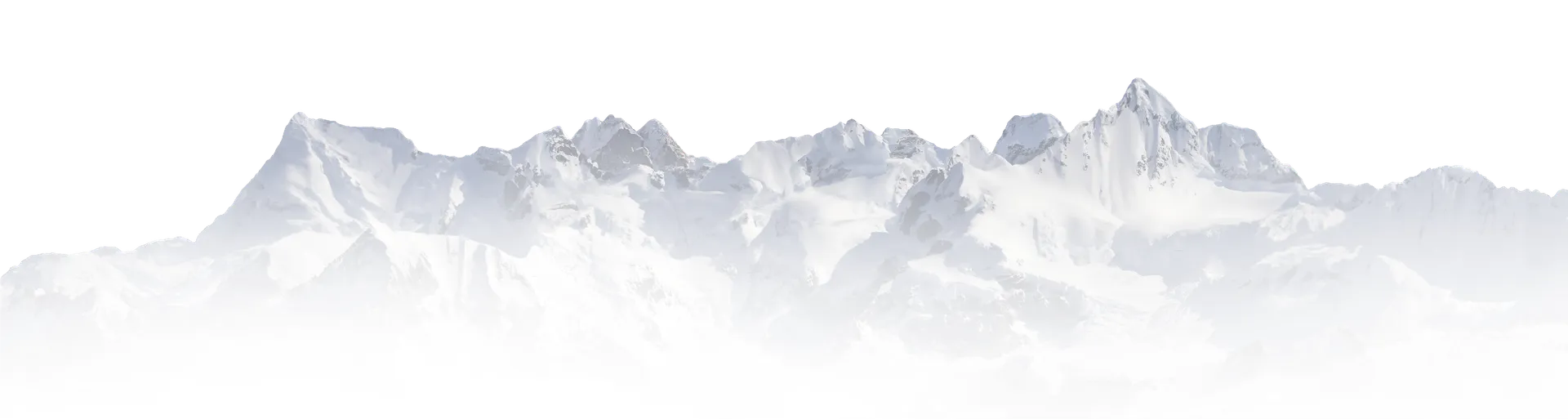 Cordón montañoso nevado de la Antártica